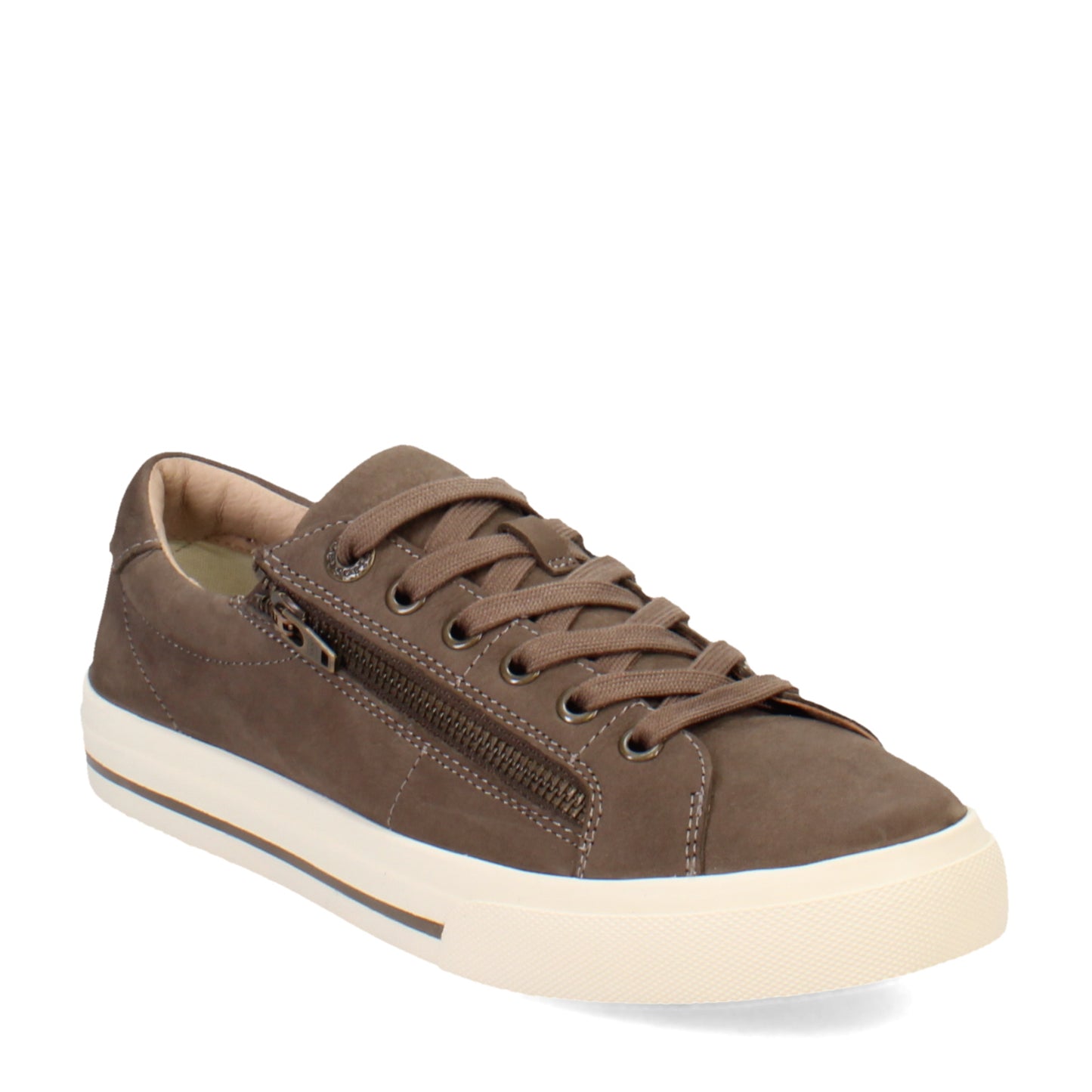 Peltz Shoes Women's Taos Z-Soul Lux Sneaker Dark Taupe Nubuck ZSX-14134-DTPN