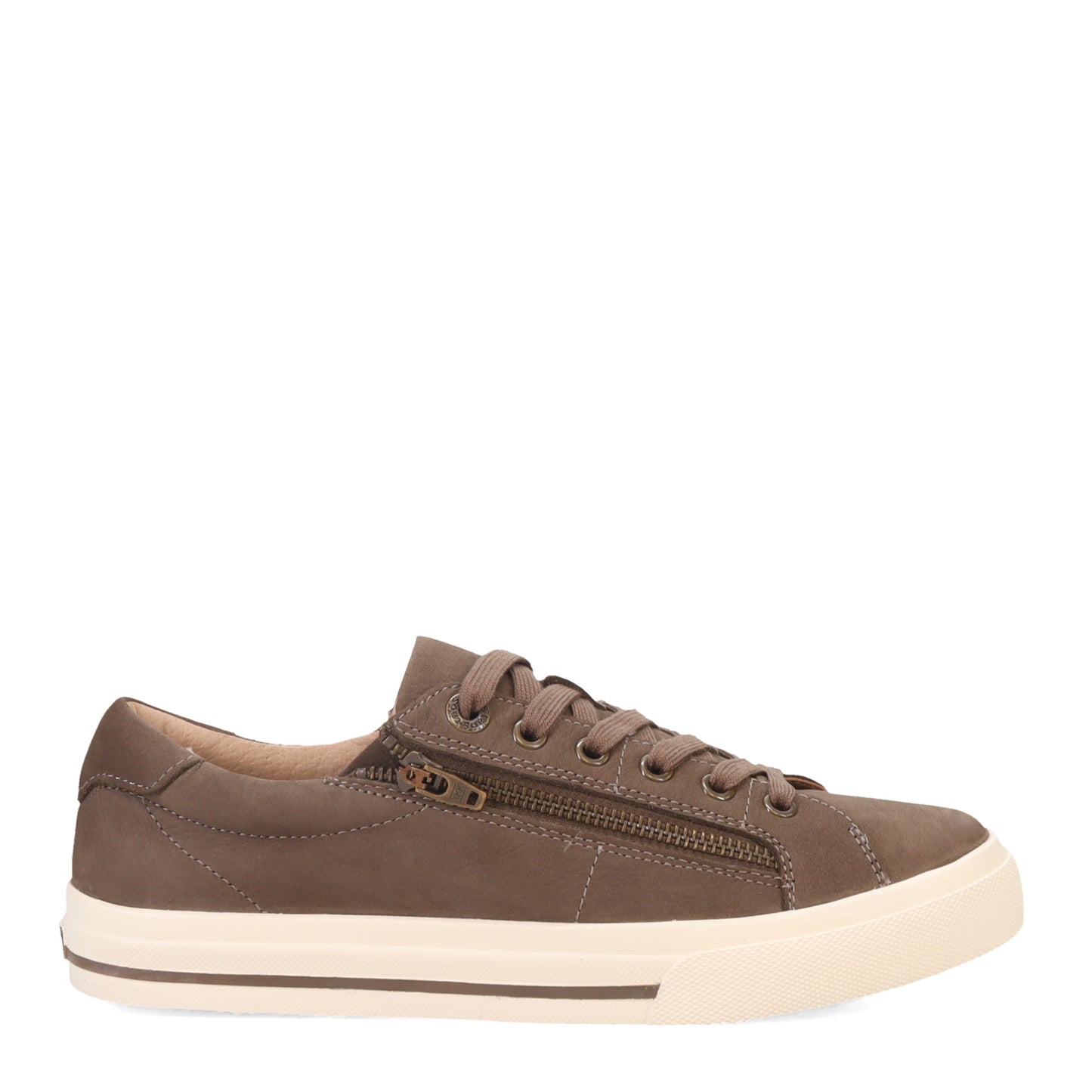 Peltz Shoes Women's Taos Z-Soul Lux Sneaker Dark Taupe Nubuck ZSX-14134-DTPN