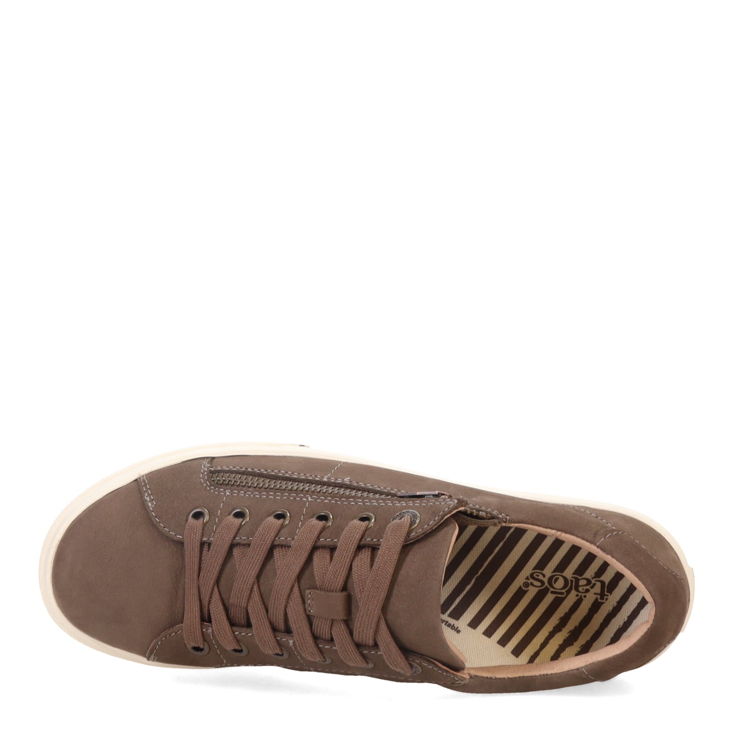 Peltz Shoes Women's Taos Z-Soul Lux Sneaker Dark Taupe Nubuck ZSX-14134-DTPN