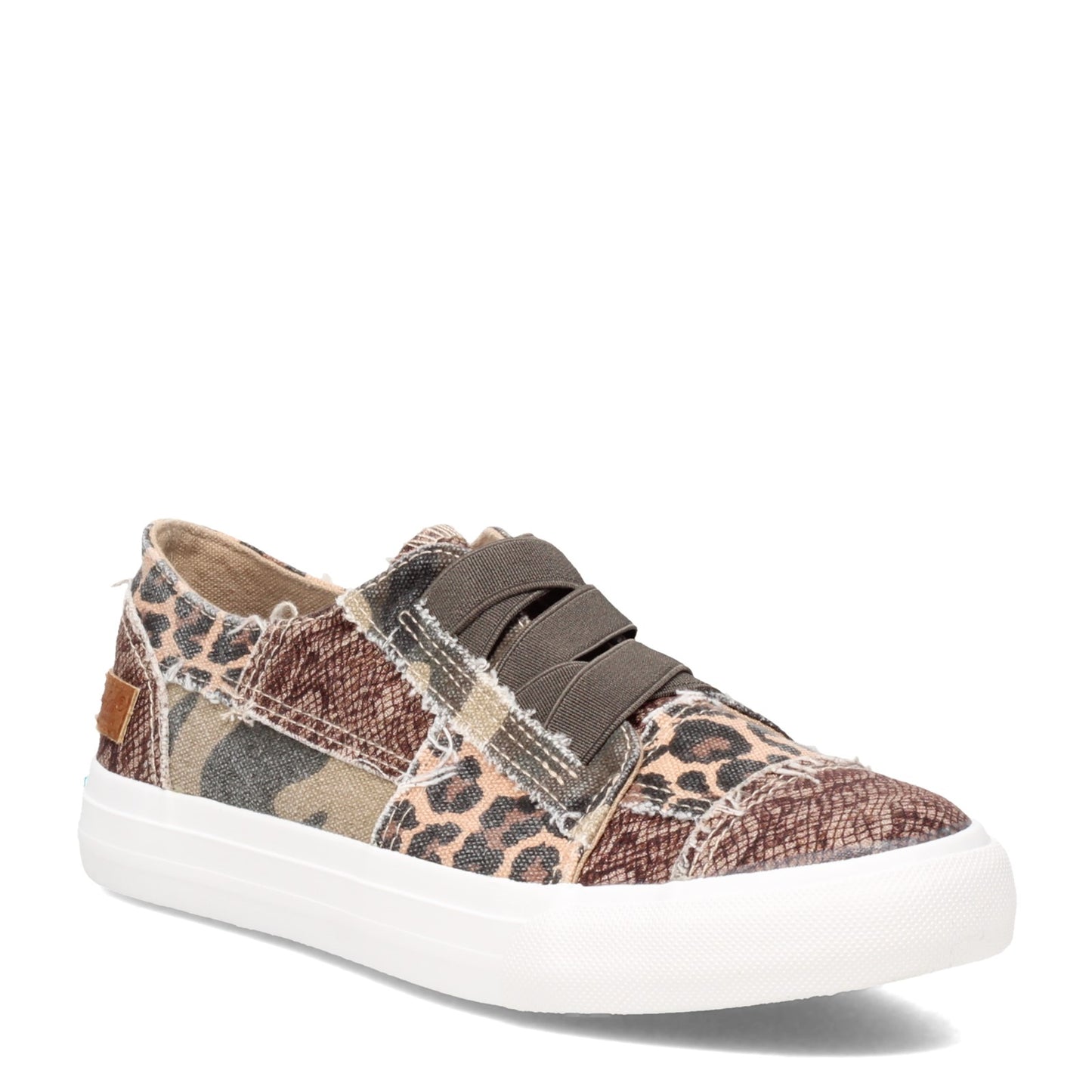 Peltz Shoes Women's Blowfish Malibu Marley Slip-On BROWN ANIMAL PRINT ZS-0071-763