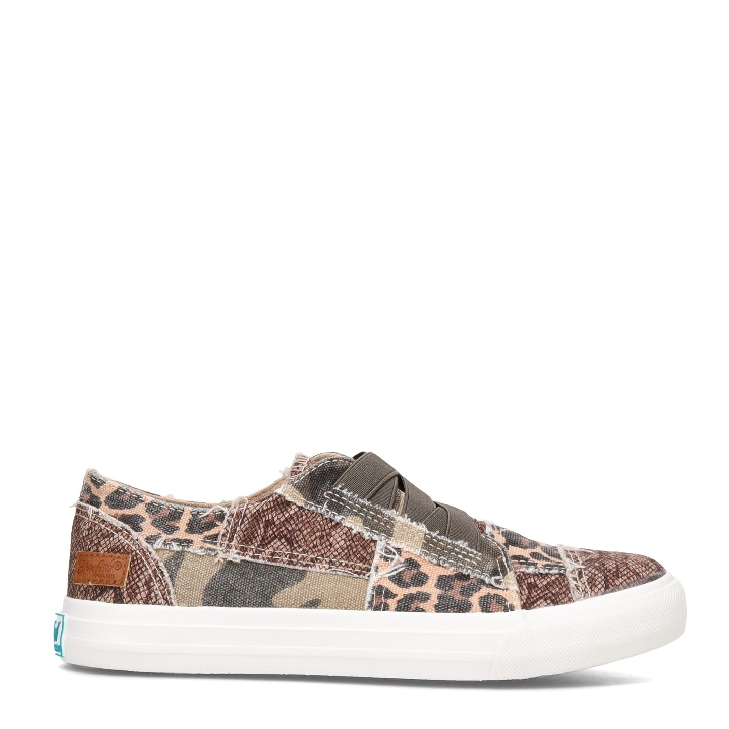 Peltz Shoes Women's Blowfish Malibu Marley Slip-On BROWN ANIMAL PRINT ZS-0071-763