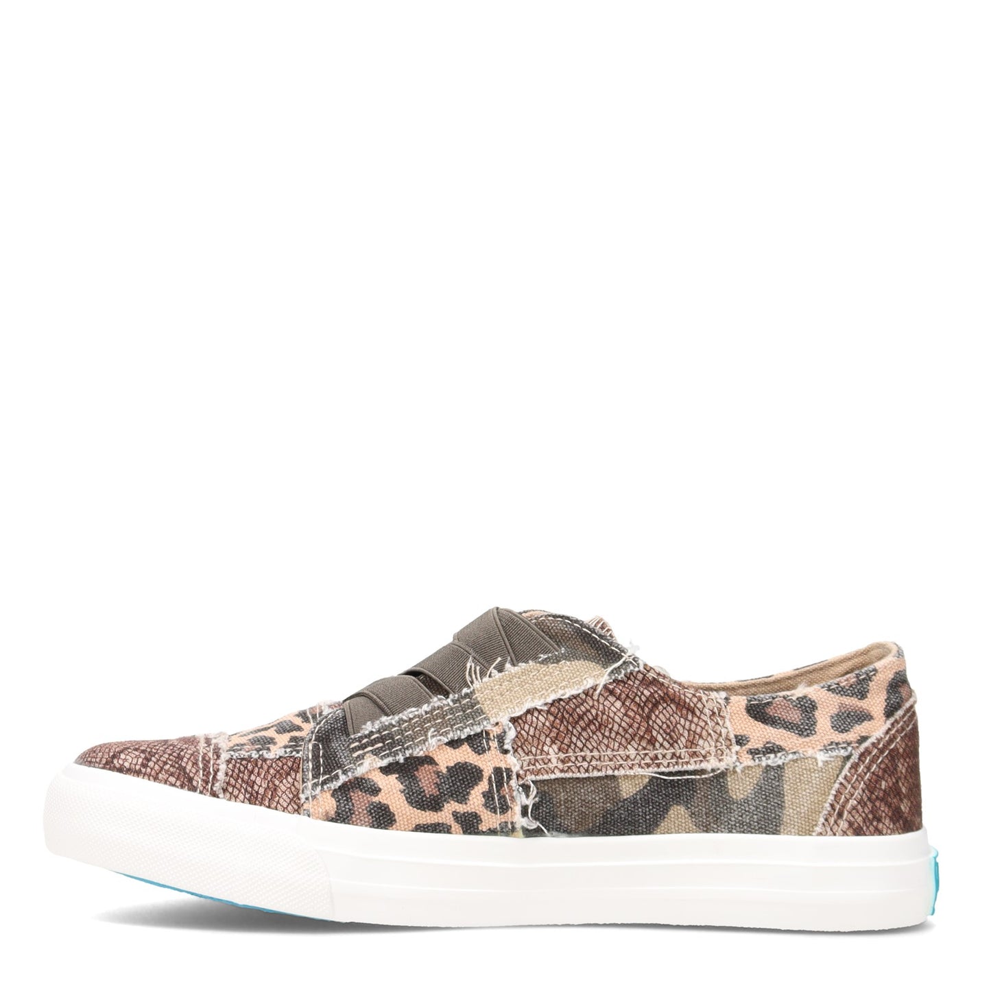 Peltz Shoes Women's Blowfish Malibu Marley Slip-On BROWN ANIMAL PRINT ZS-0071-763