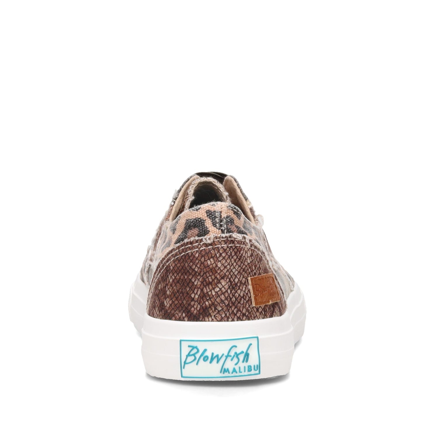 Peltz Shoes Women's Blowfish Malibu Marley Slip-On BROWN ANIMAL PRINT ZS-0071-763