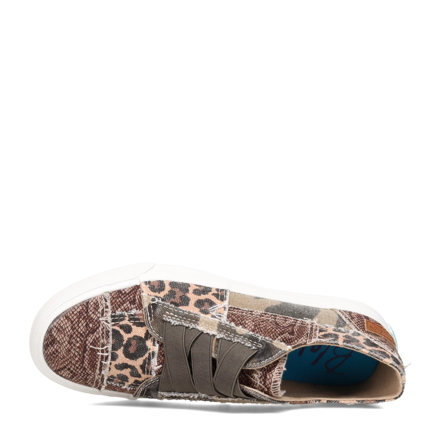 Peltz Shoes Women's Blowfish Malibu Marley Slip-On BROWN ANIMAL PRINT ZS-0071-763