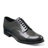 Peltz Shoes  Men's Stacy Adams Madison Cap Toe Oxford grey 00012-10