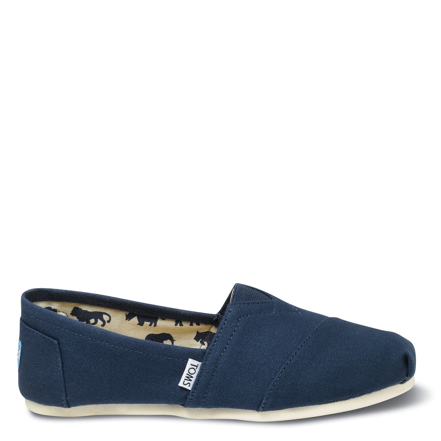 Peltz Shoes  Men's Toms Alpargata Slip-On NAVY CANVAS 001001A07-NVY