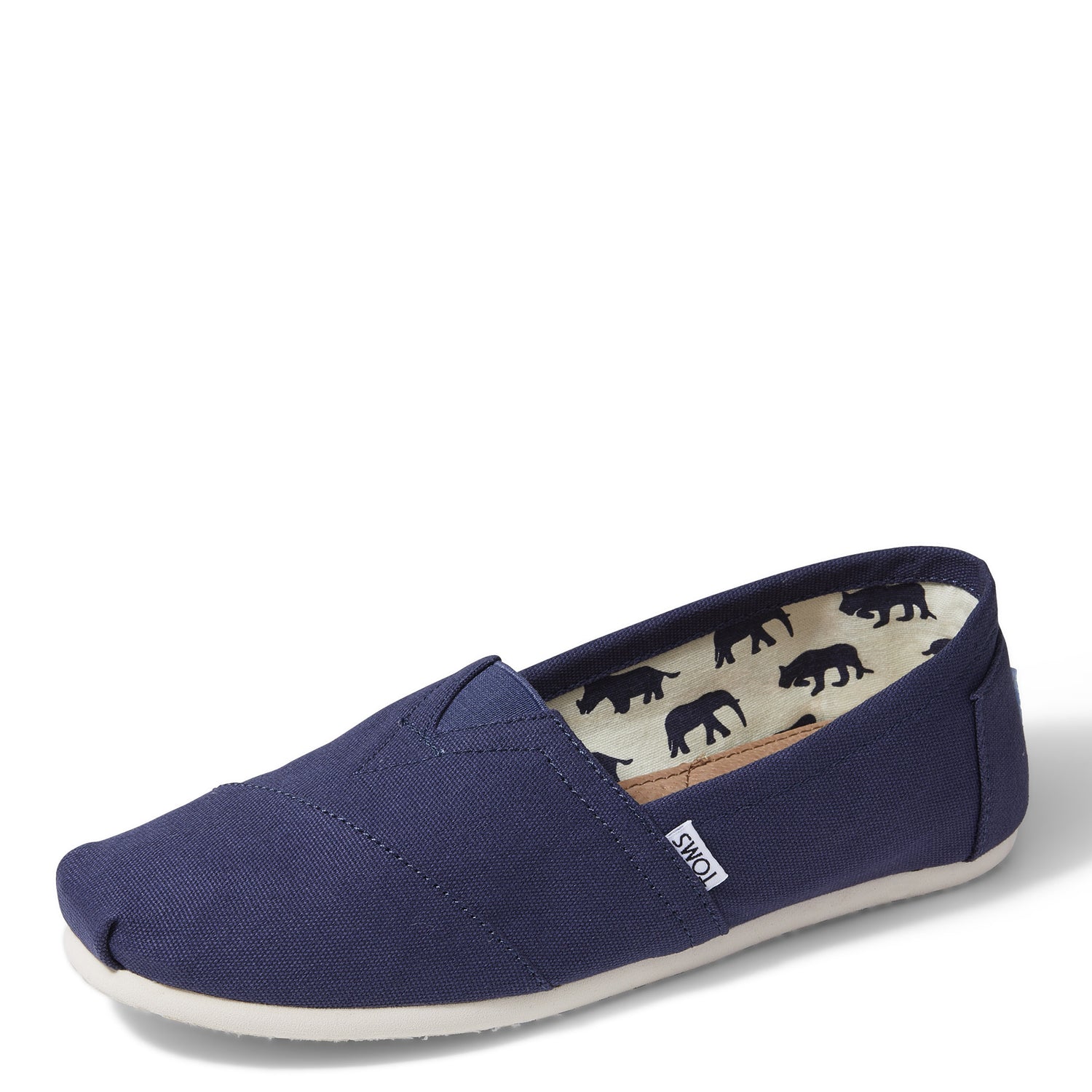 Peltz Shoes  Men's Toms Alpargata Slip-On NAVY CANVAS 001001A07-NVY
