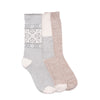 Peltz Shoes  Women's Muk Luks Boot Socks – 3 Pair Neutral Mix 0023365967