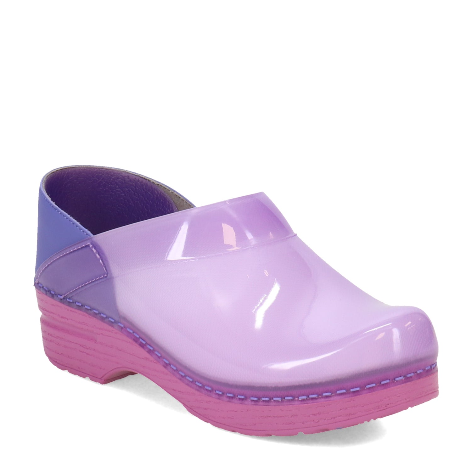Peltz Shoes  Women's Dansko Professional Clog Purple 006-495985