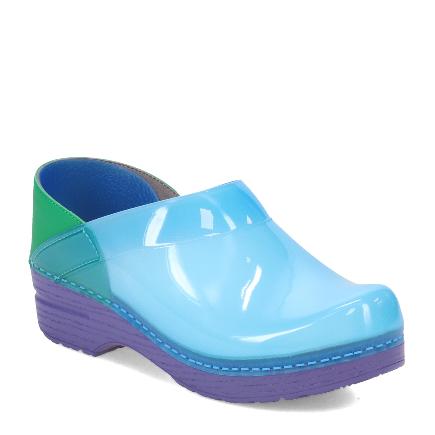 Peltz Shoes  Women's Dansko Professional Clog Blue 006-544933