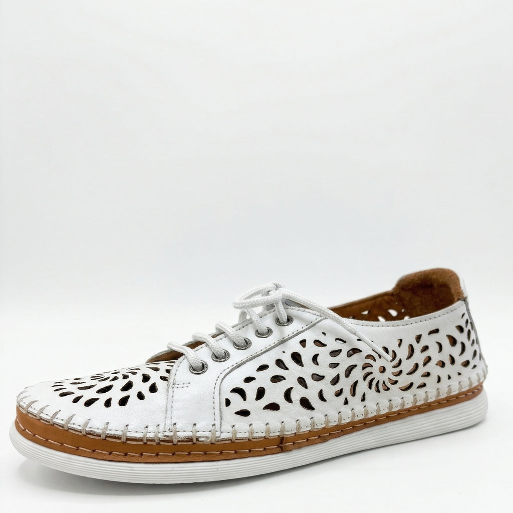 Women's La Pinta Emiri Oxford WHITE 0109-018-WHITE