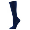 Peltz Shoes  Unisex Think Medical Solid Compression Socks Navy 01652