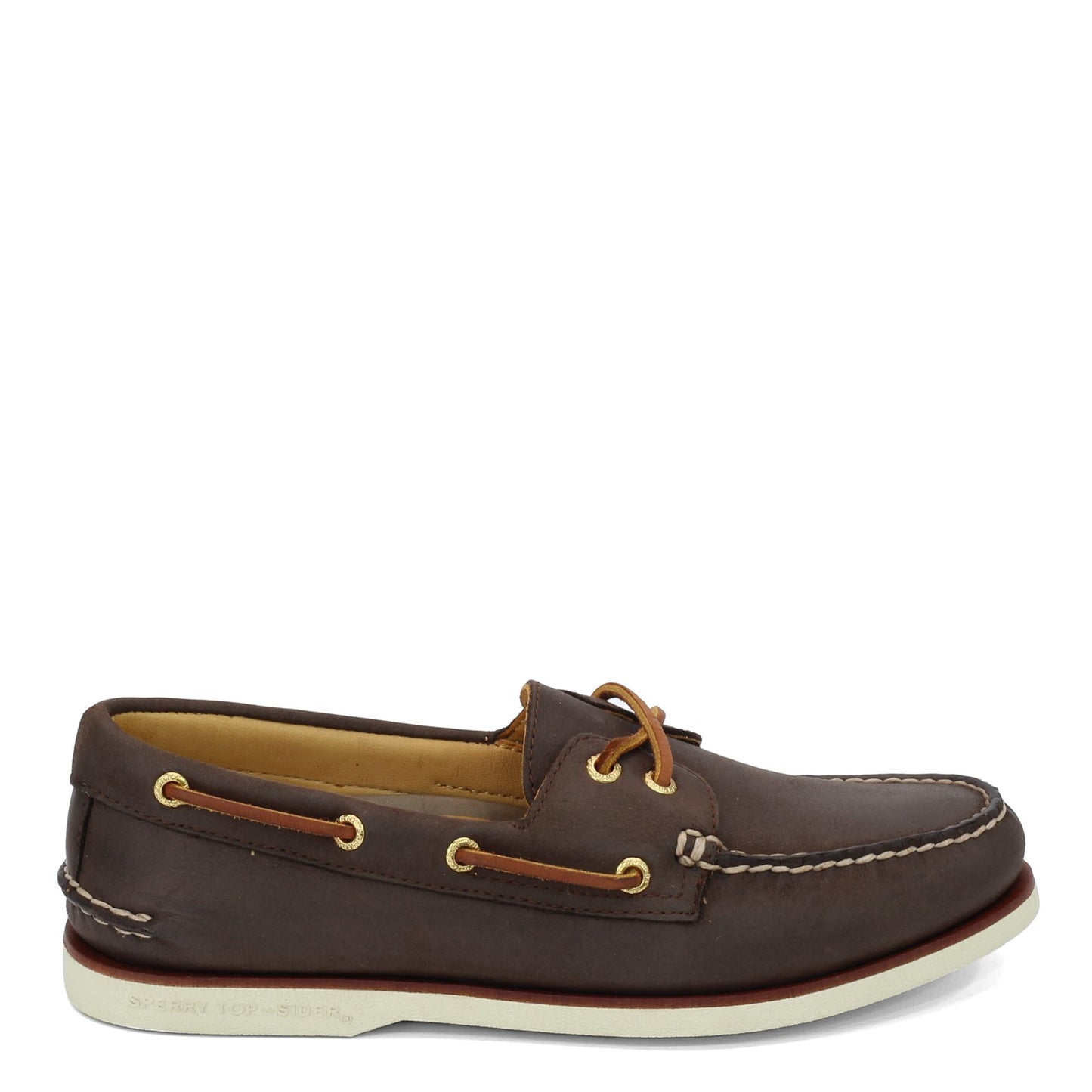 Peltz Shoes  Men's Sperry Gold Cup Authentic Original Boat Shoe BROWN 0219493