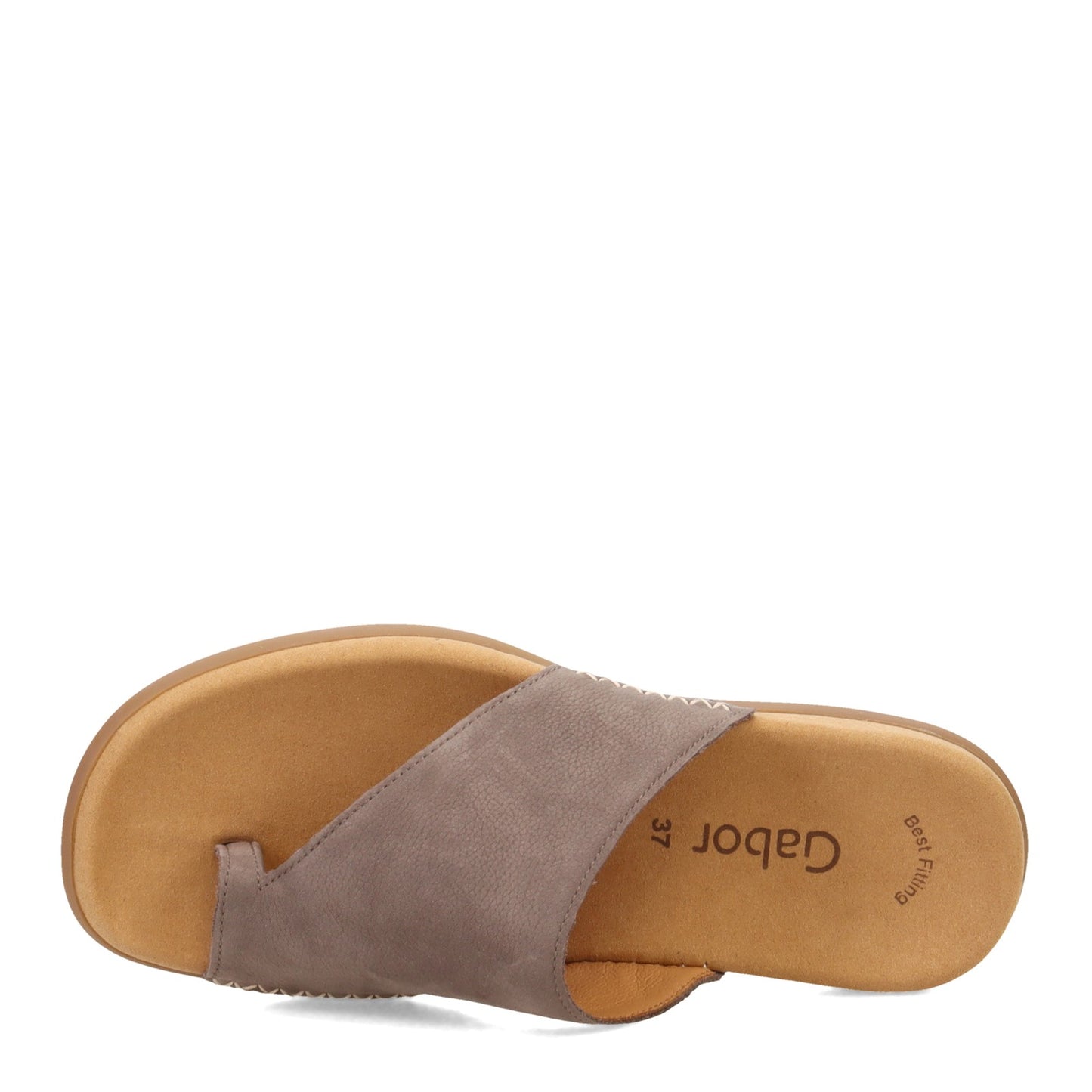 Peltz Shoes  Women's Gabor Lanzarote Sandal BROWN 03.700-13