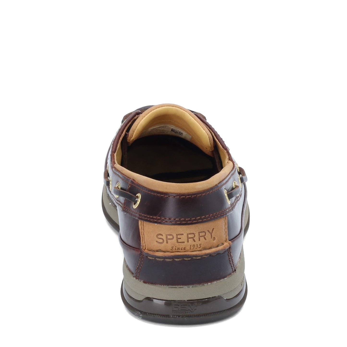Peltz Shoes  Men's Sperry Gold Cup ASV 2-Eye Boat Shoe AMARETTO 0579052
