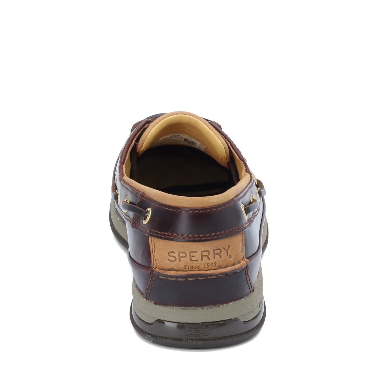 Peltz Shoes  Men's Sperry Gold Cup ASV 2-Eye Boat Shoe AMARETTO 0579052