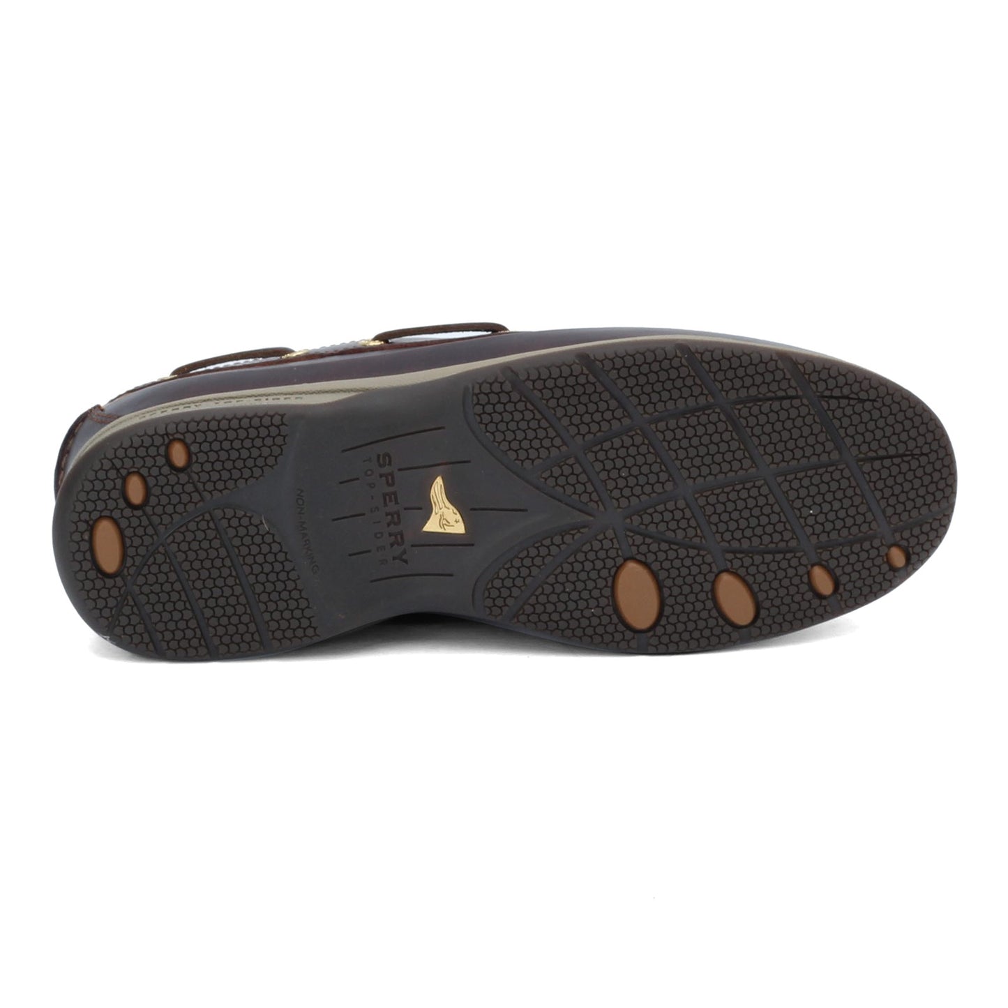 Peltz Shoes  Men's Sperry Gold Cup ASV 2-Eye Boat Shoe AMARETTO 0579052
