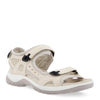 Peltz Shoes  Women's Ecco Yucatan Sandal LIMESTONE 069563-01378