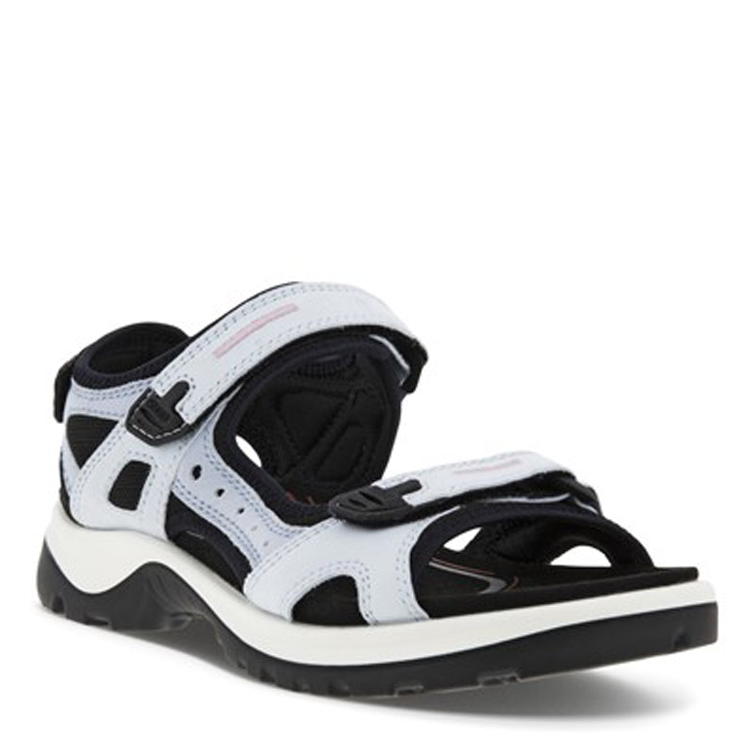 Peltz Shoes  Women's Ecco Yucatan Sandal BLUE 069563-60563