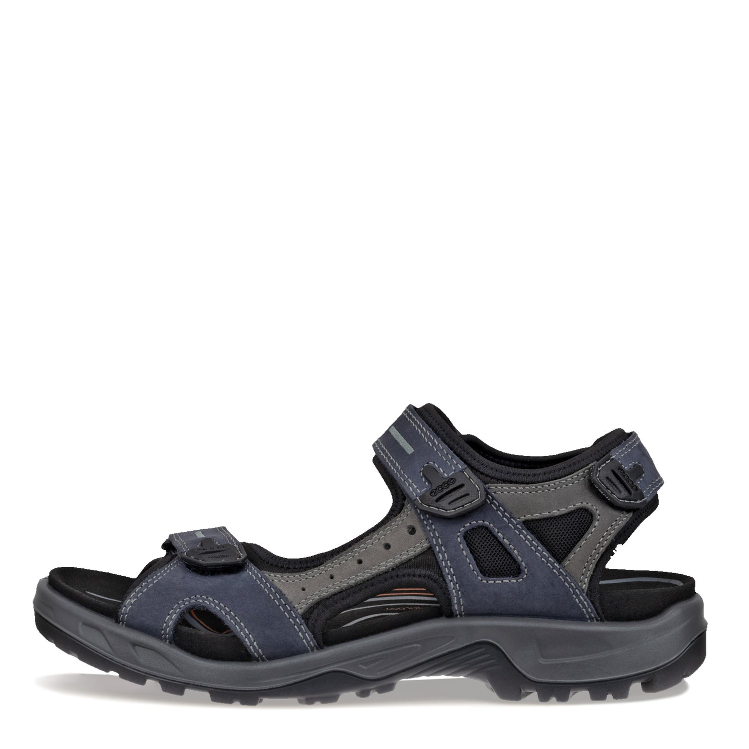 Peltz Shoes  Men's Ecco Yucatan Sandal MARINE 069564-02038