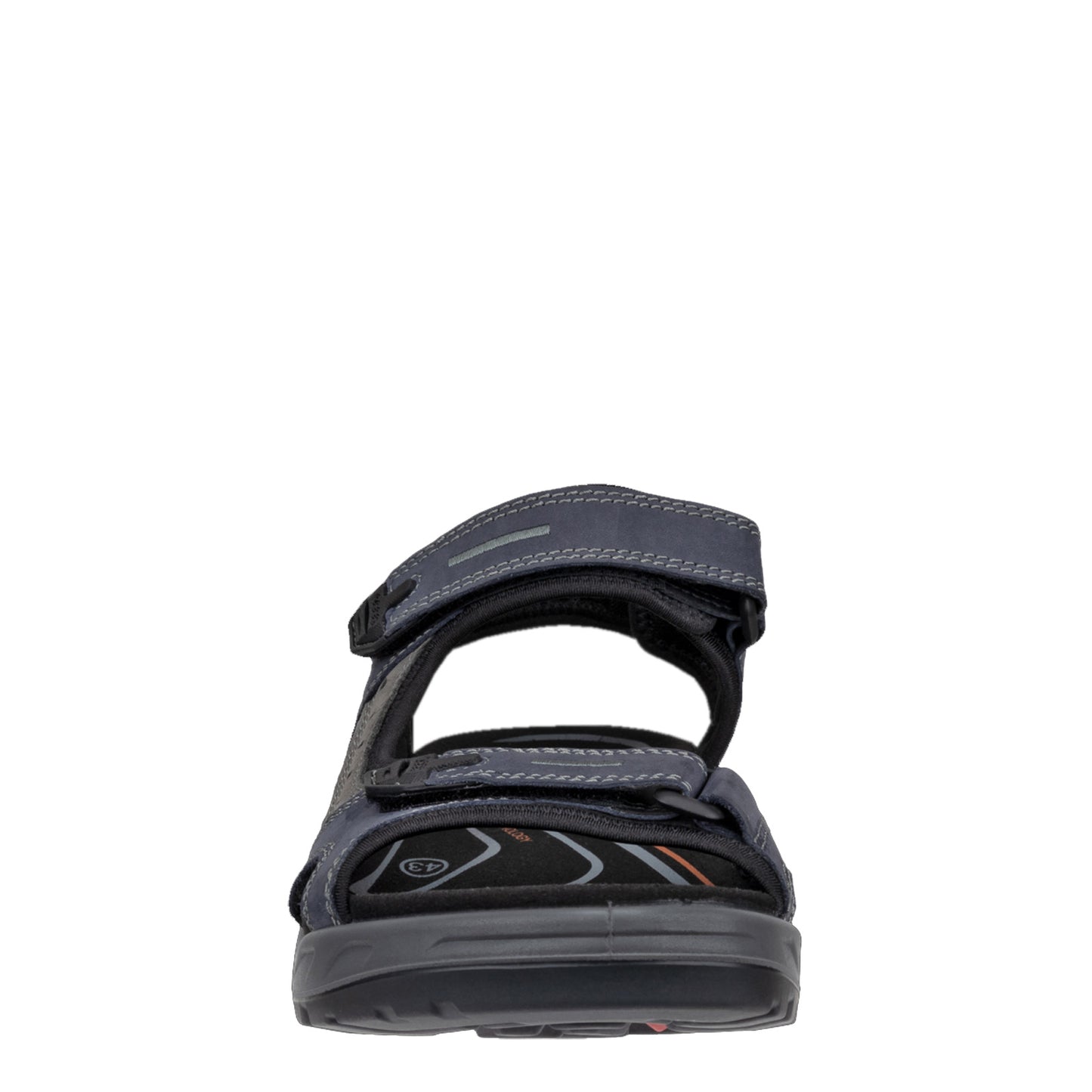 Peltz Shoes  Men's Ecco Yucatan Sandal MARINE 069564-02038