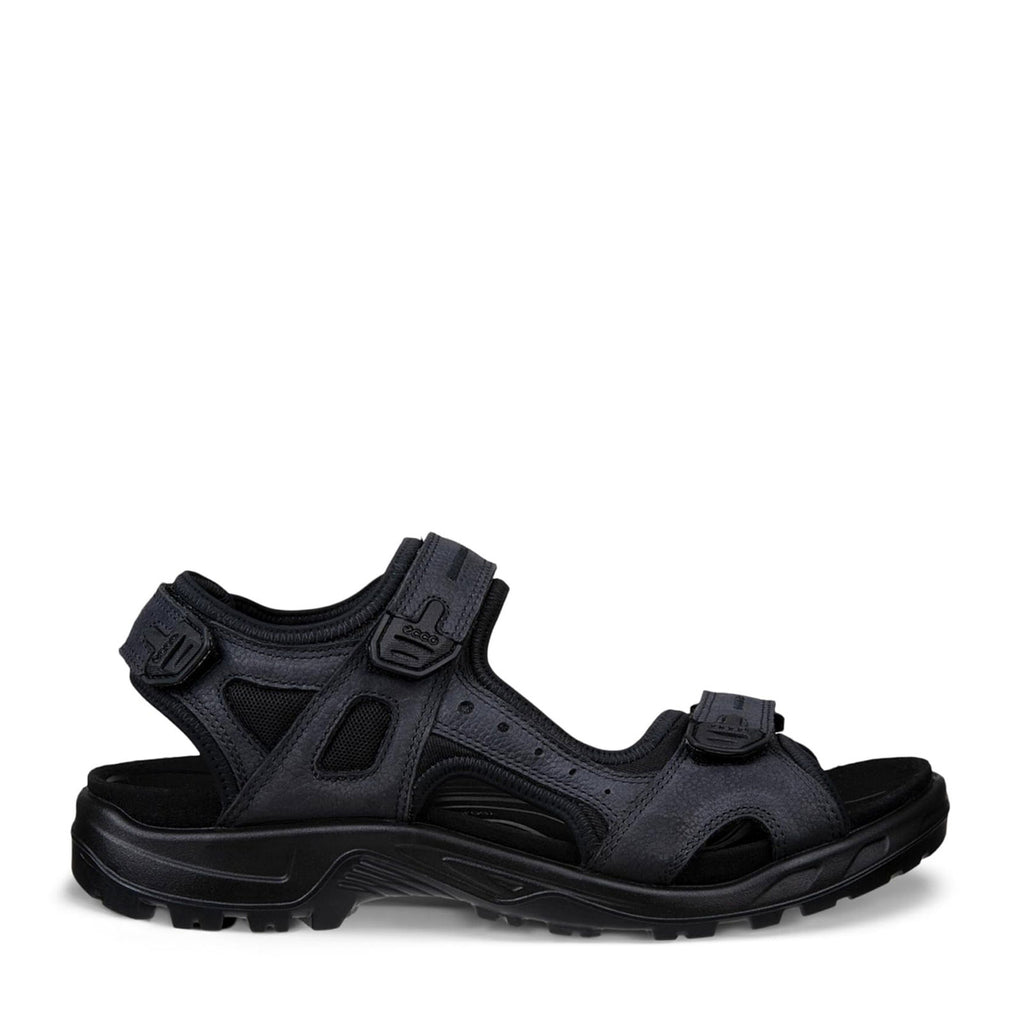 Men's Ecco Yucatan Sandal SOLID BLACK 069564-12001