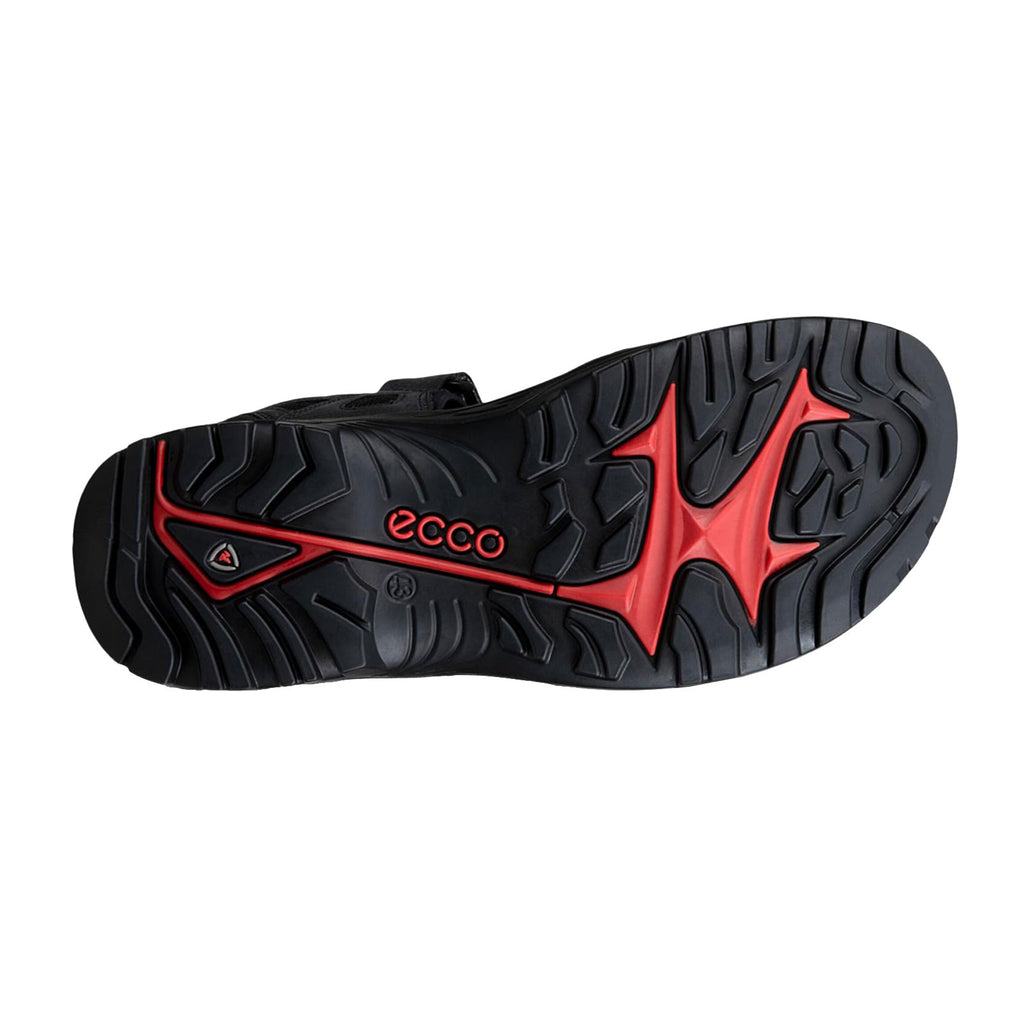 Men's Ecco Yucatan Sandal SOLID BLACK 069564-12001