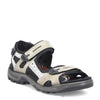 Peltz Shoes  Men's Ecco Yucatan Sandal GREY MULTI 069564-51693