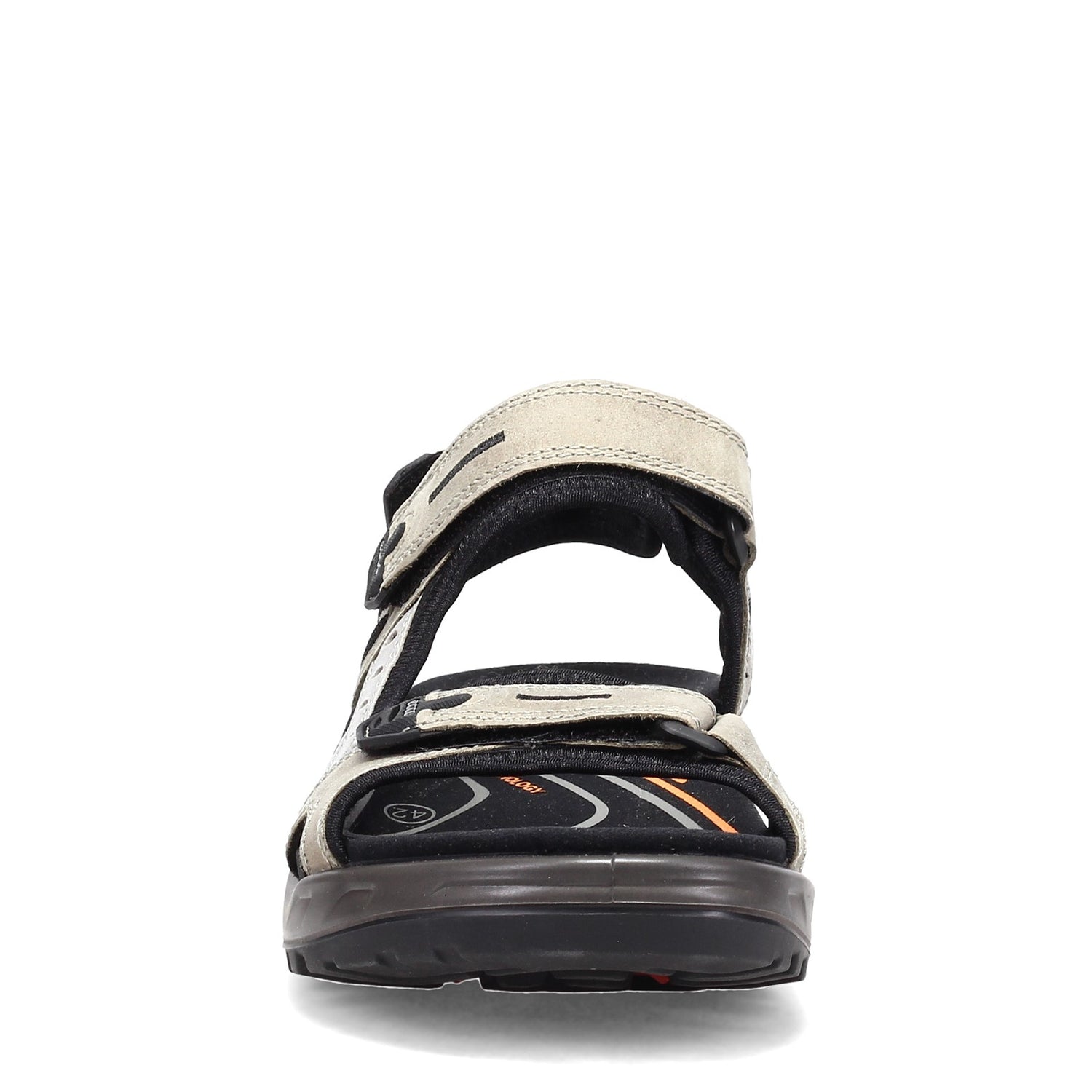 Peltz Shoes  Men's Ecco Yucatan Sandal GREY MULTI 069564-51693