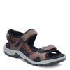 Peltz Shoes  Men's Ecco Yucatan Sandal ESPRESSO 069564-56401