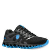 Peltz Shoes  Men's K-Swiss Tubes Comfort 200 Sneaker Black/Brilliant Blue 07112-077-M