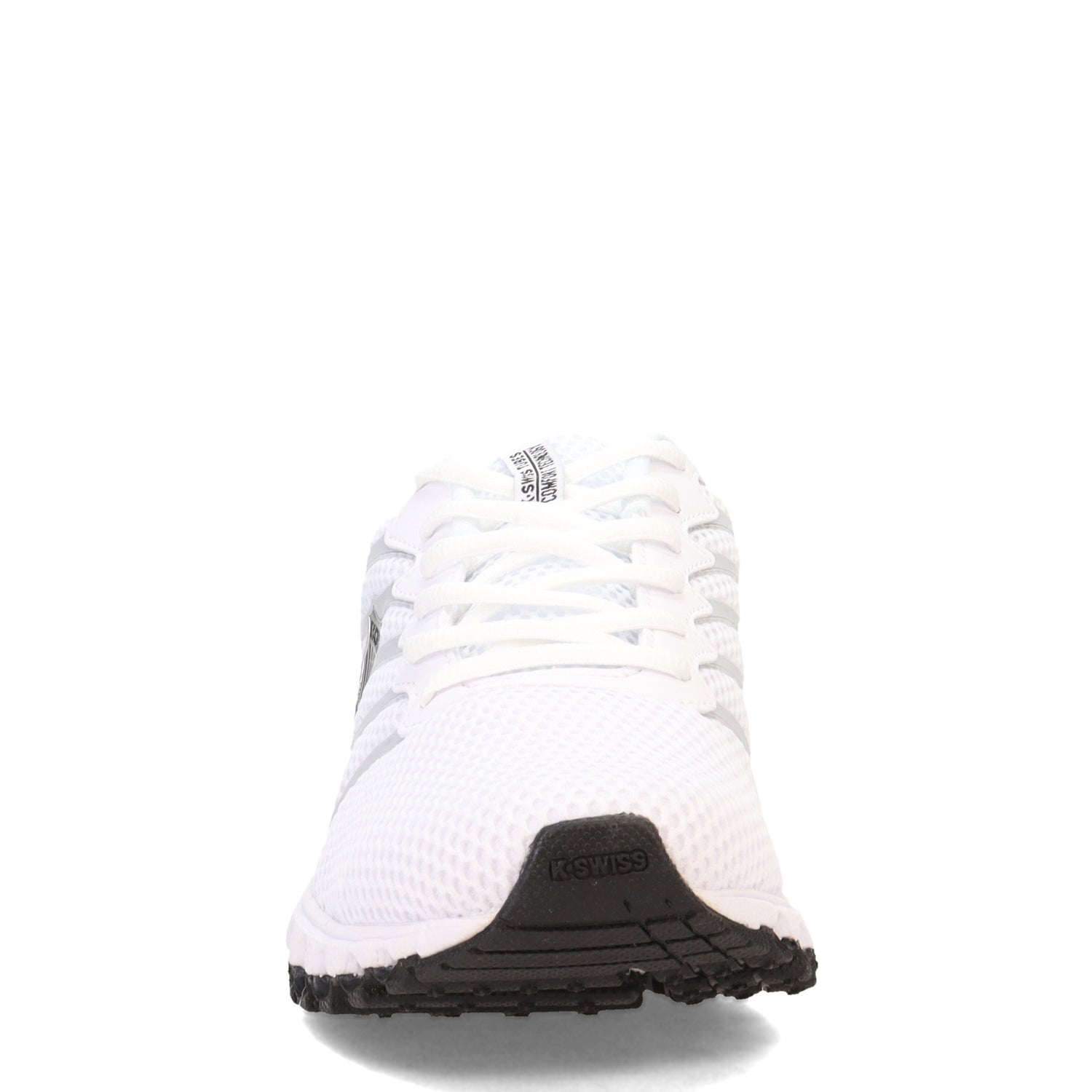 Peltz Shoes  Men's K-Swiss Tubes Comfort 200 Sneaker WHITE BLACK 07112-107-M