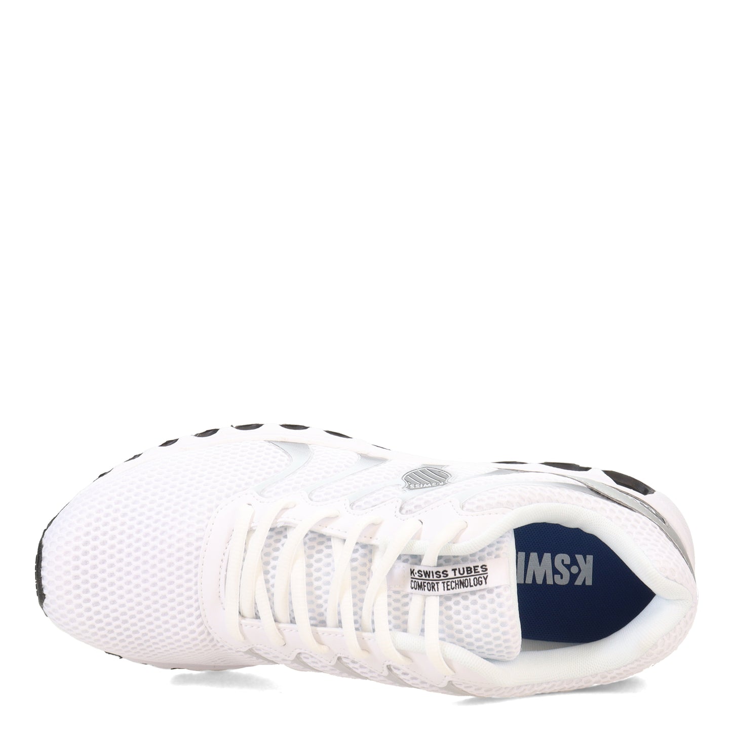 Peltz Shoes  Men's K-Swiss Tubes Comfort 200 Sneaker WHITE BLACK 07112-107-M