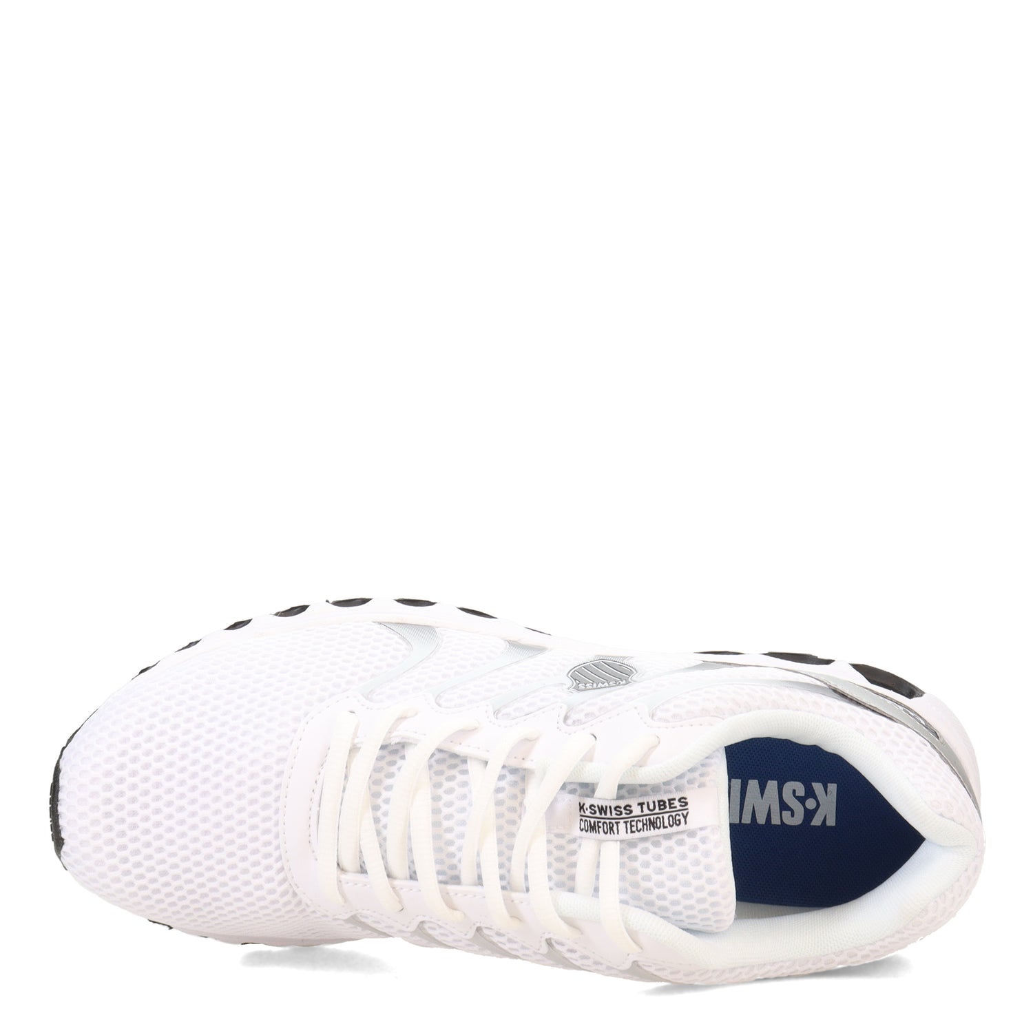 Peltz Shoes  Men's K-Swiss Tubes Comfort 200 Sneaker WHITE BLACK 07112-107-M