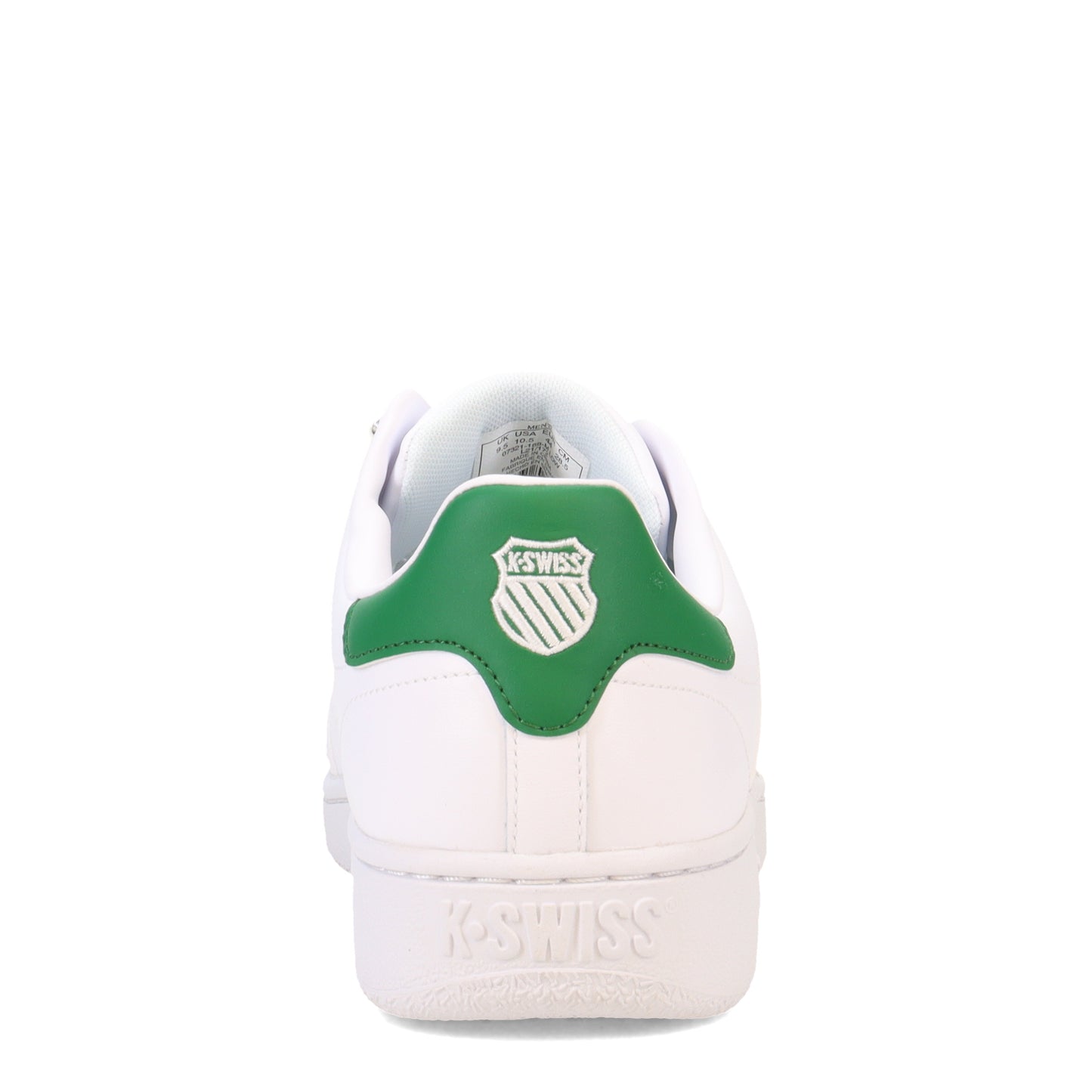 Peltz Shoes  Men's K-Swiss Classic VN Sneaker WHITE GREEN 07321-168-M