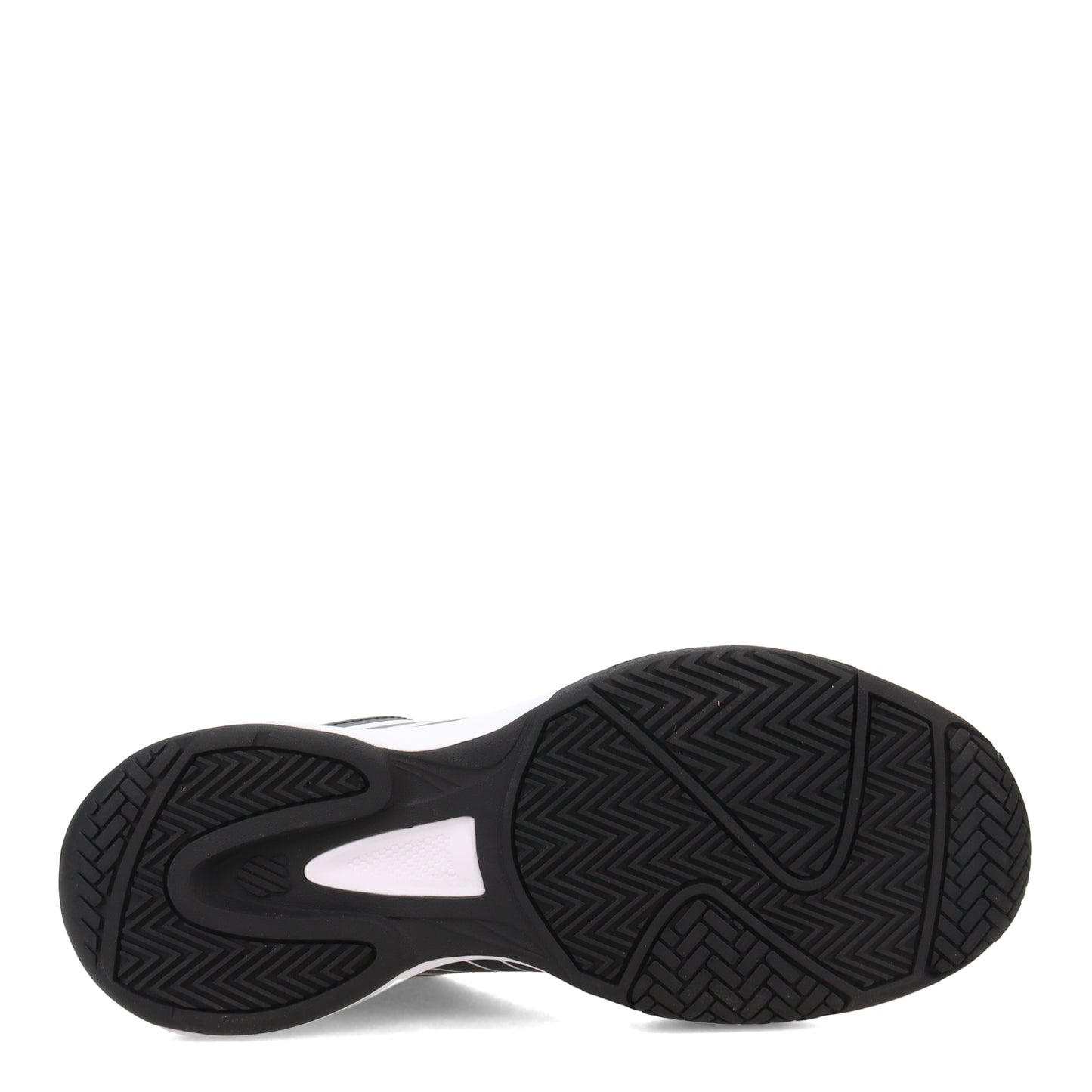 Peltz Shoes  Men's K-Swiss Court Express Pickleball Shoe BLACK WHITE 08552-099-M