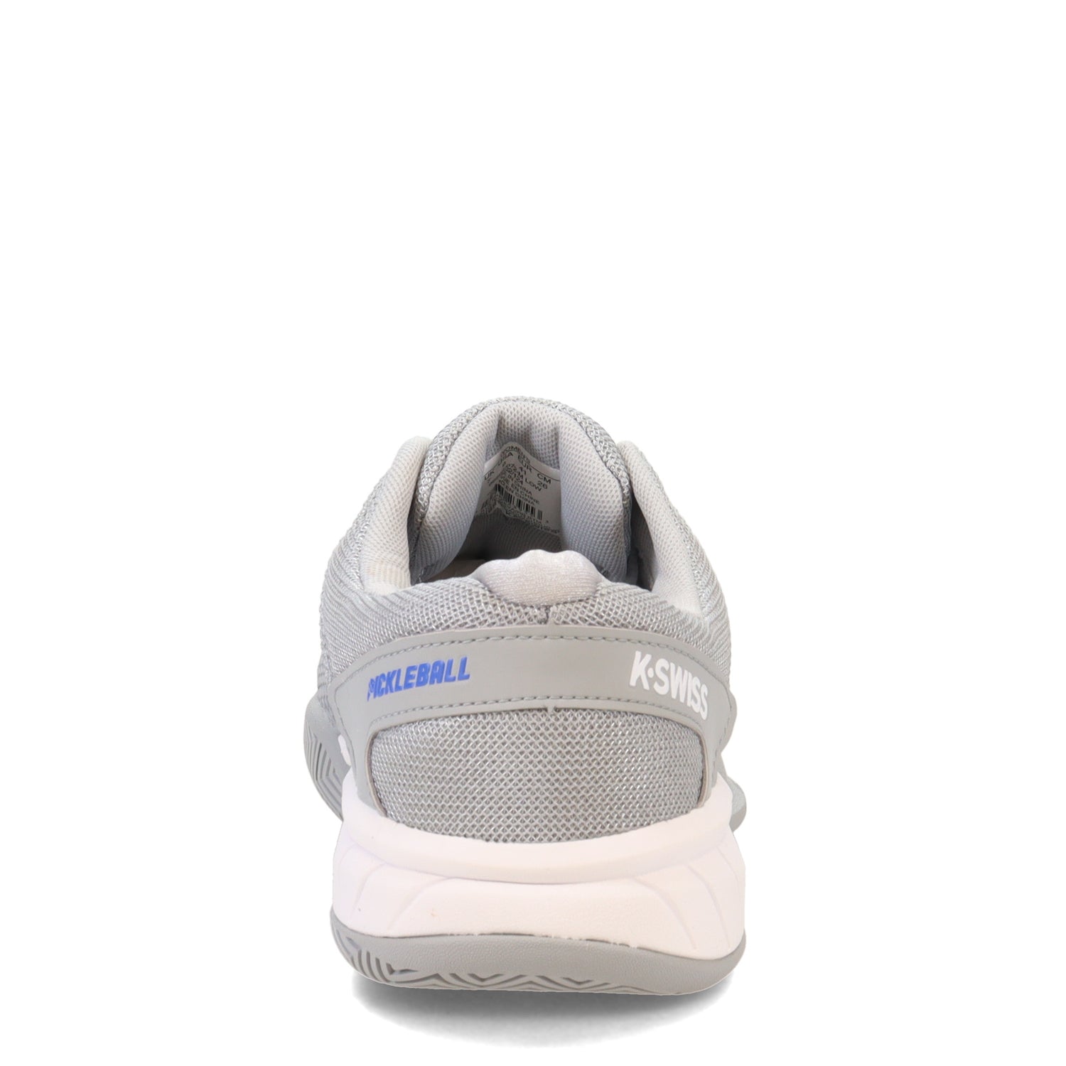 Peltz Shoes  Women's K-Swiss Express Light Pickleball Shoe GREY/WHITE 096563-072-M