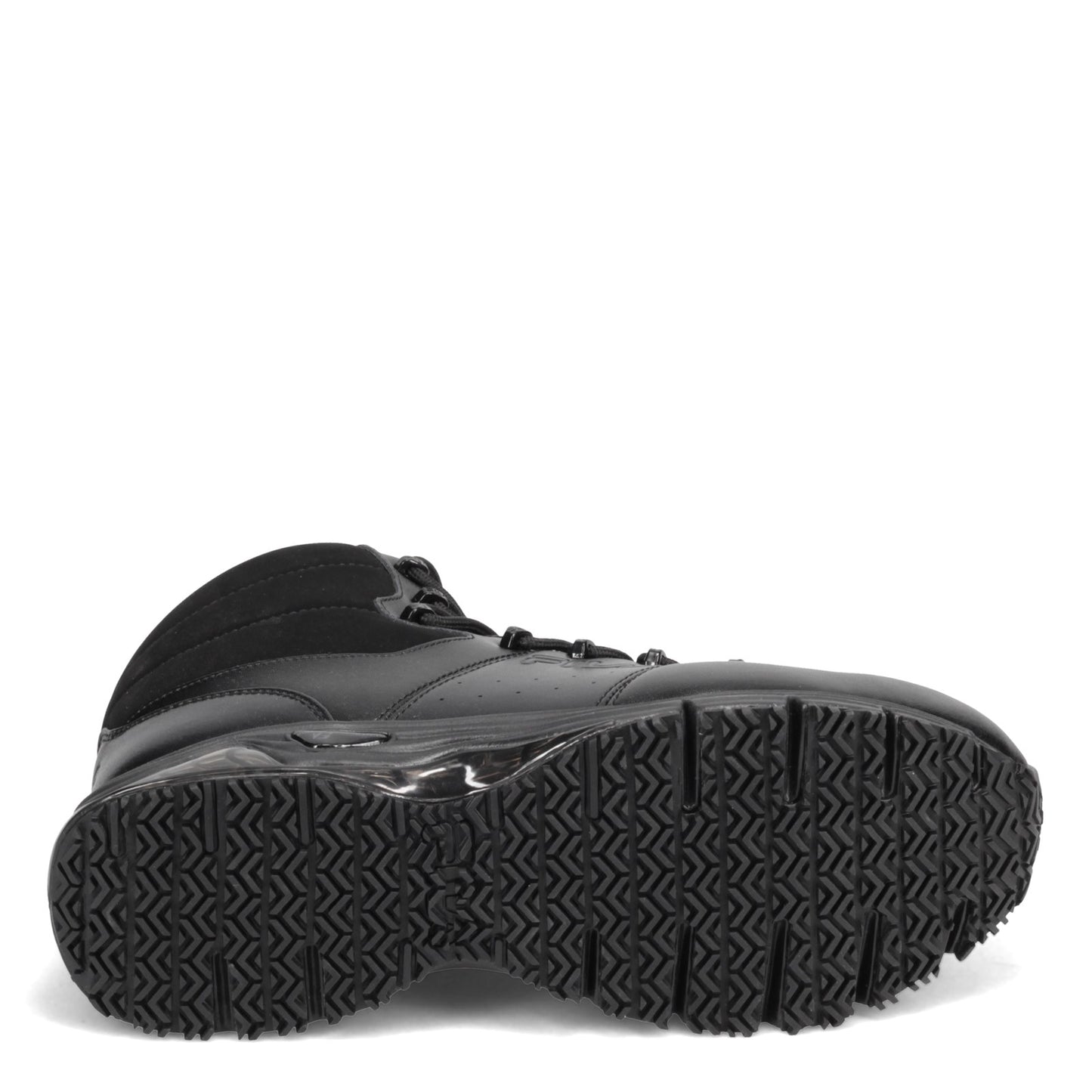 Peltz Shoes  Men's Fila Memory Breach SR Steel Toe Work Boot BLACK 1SH40238-001