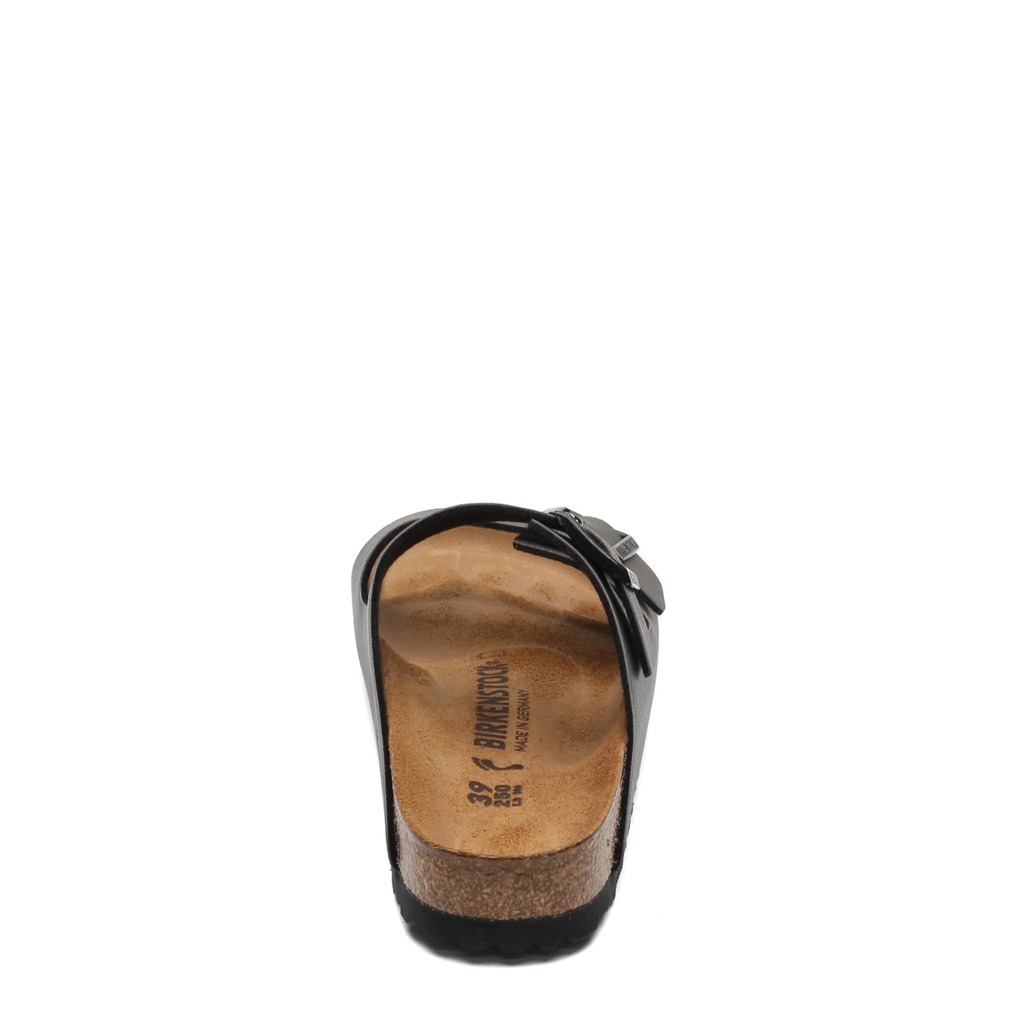 Peltz Shoes  Women's Birkenstock Arizona Birkoflor Slide Sandal - Narrow Width ANTHRACITE 1000 127 N