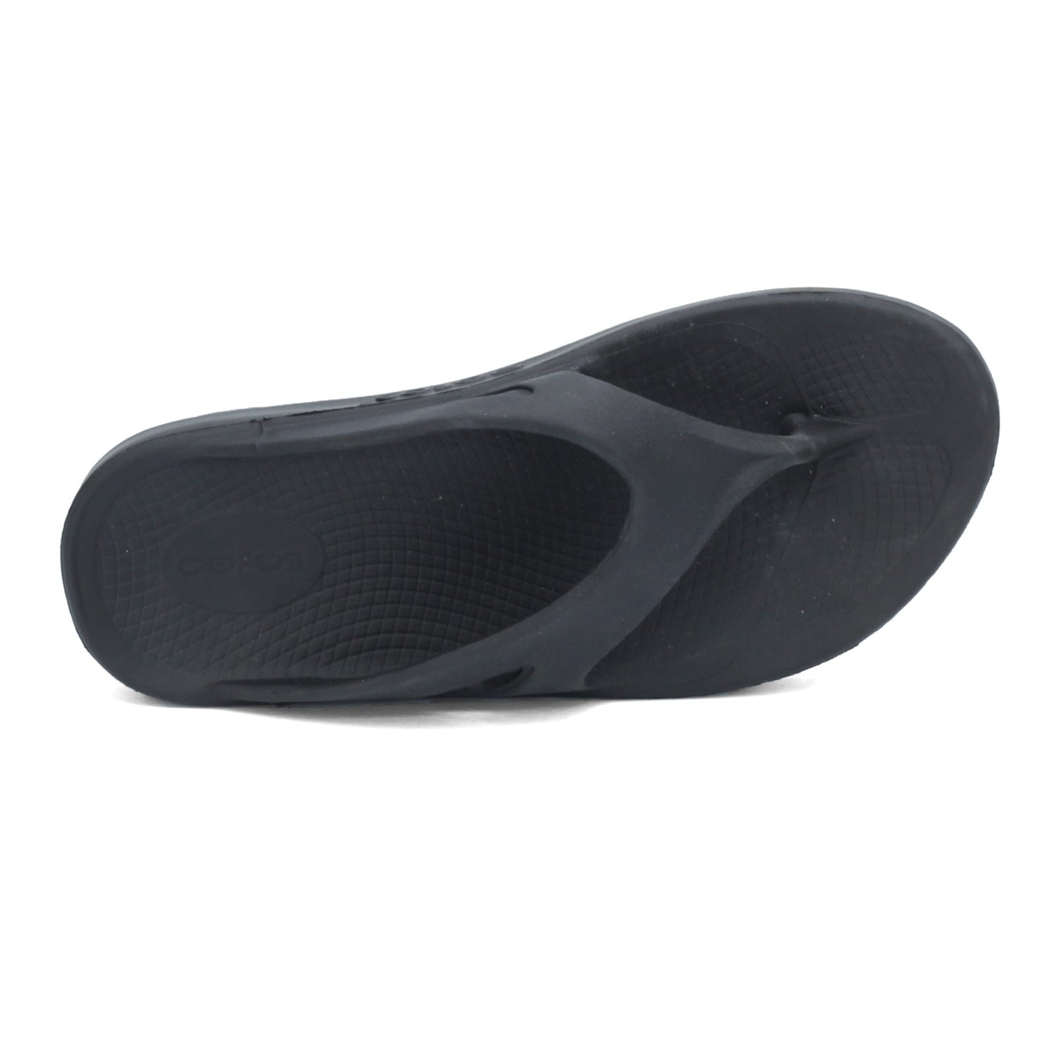 Peltz Shoes  Unisex Oofos OOriginal Sandal BLACK 1000-BLACK