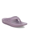 Peltz Shoes  Unisex Oofos OOriginal Flip Flop Thong Sandal MAUVE 1000-MAUVE
