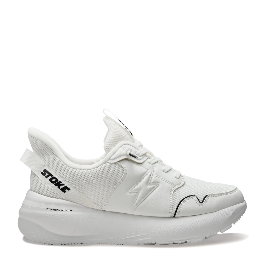 Men's Stoke FO-MO Sneaker - Wide Width WHITE 10000-001