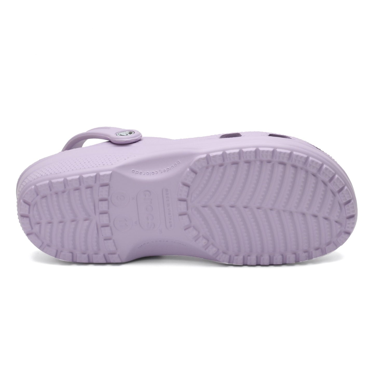 Peltz Shoes  Unisex Crocs Classic Clog Lavender 10001-530