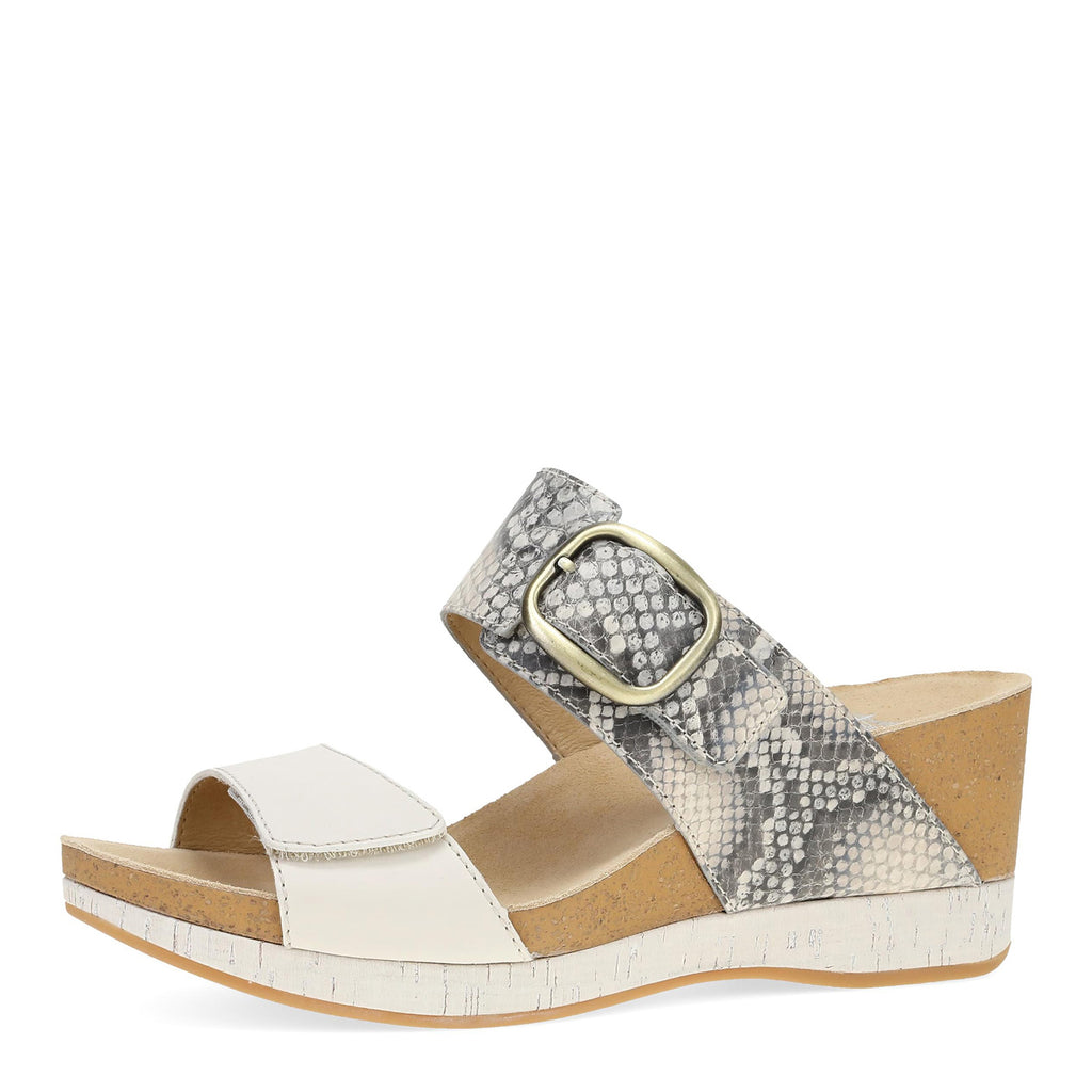 Women's Dansko Shannon Sandal IVORY SNAKE 10001-640300