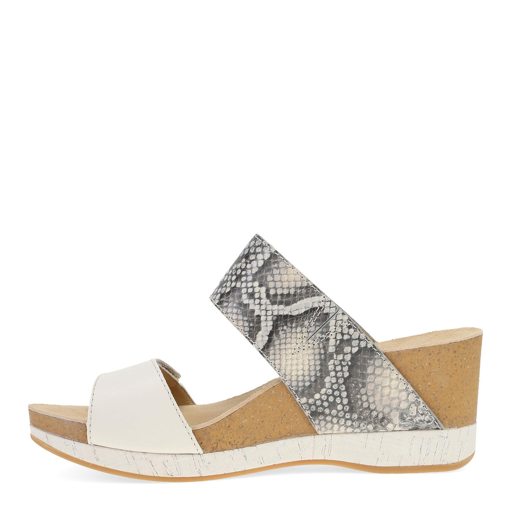 Women's Dansko Shannon Sandal IVORY SNAKE 10001-640300