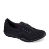 Peltz Shoes  Women's Skechers Newbury St - Every Angle Sneaker BLACK 100033-BBK