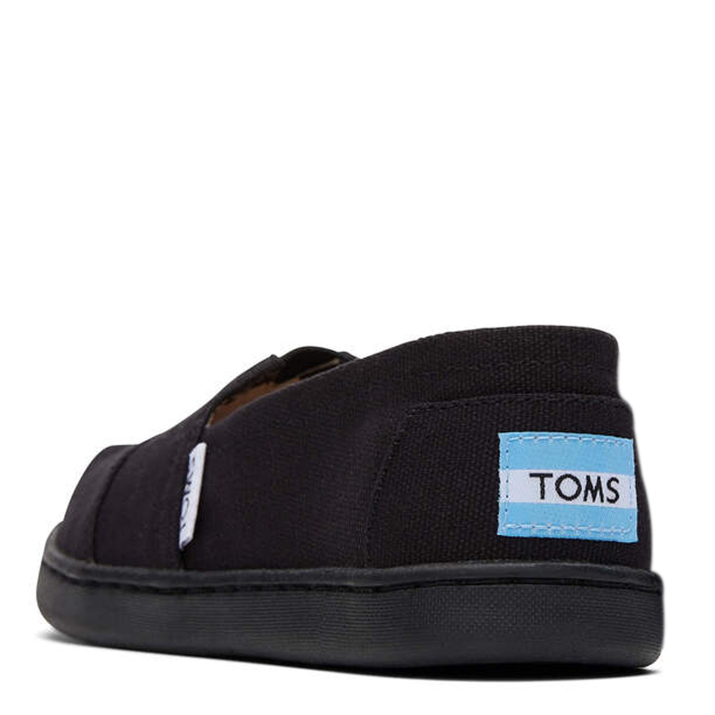 Peltz Shoes  Girl's Toms Alpargata Classic Slip-On - Little Kid & Big Kid BLACK BLACK 10010530