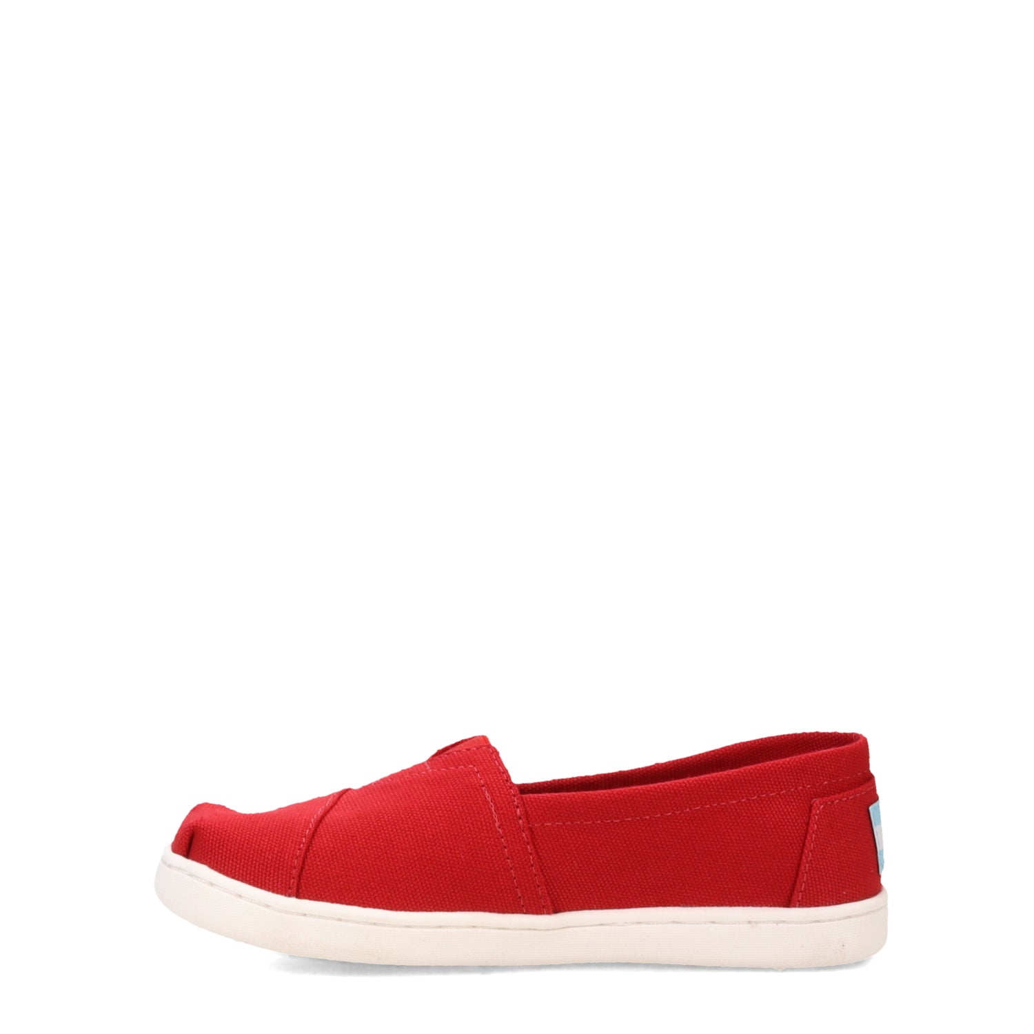 Peltz Shoes  Girl's Toms Alpargata Classic Slip-On - Little Kid & Big Kid RED 10010534