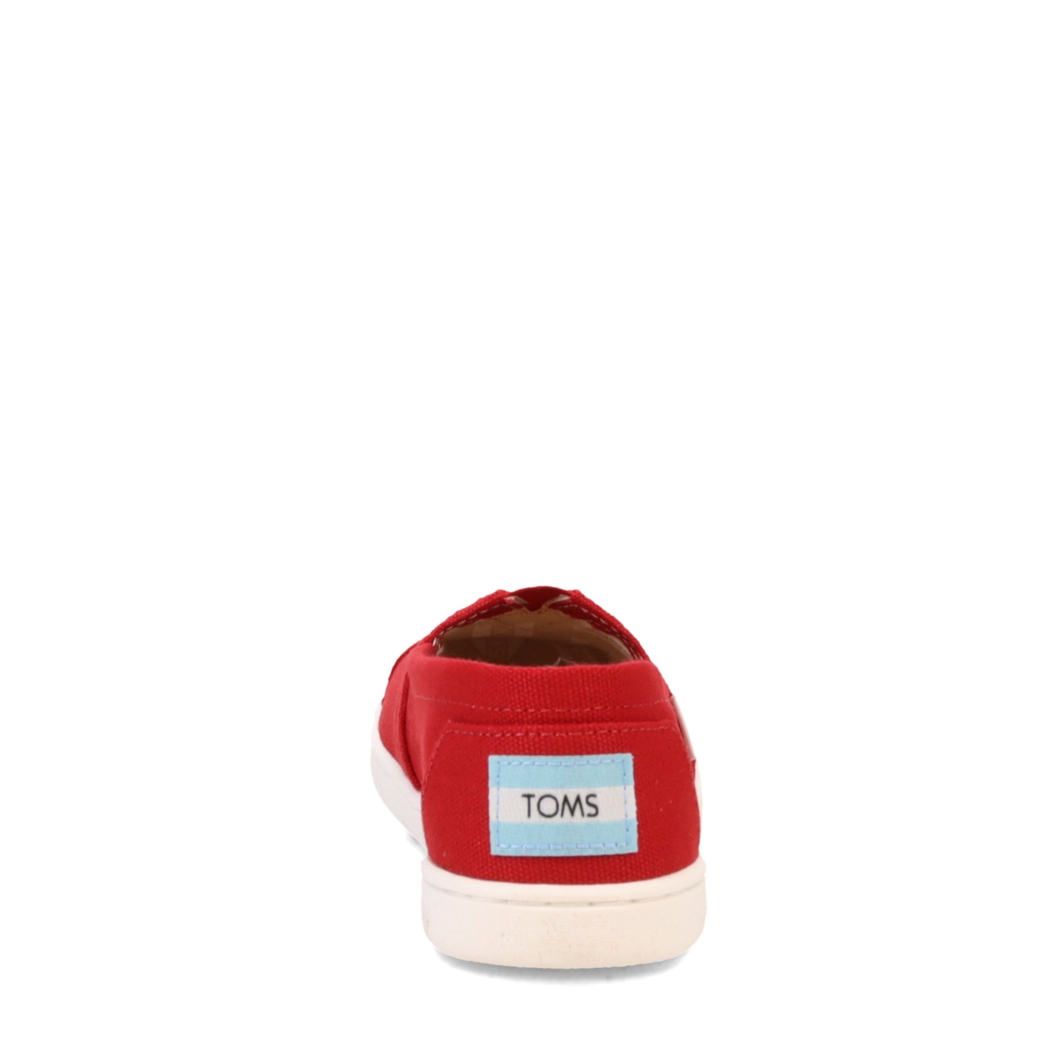 Peltz Shoes  Girl's Toms Alpargata Classic Slip-On - Little Kid & Big Kid RED 10010534