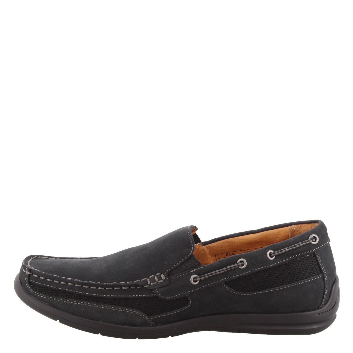 Peltz Shoes  Men's Vionic Earl Slip On BLACK 10010707-BLK